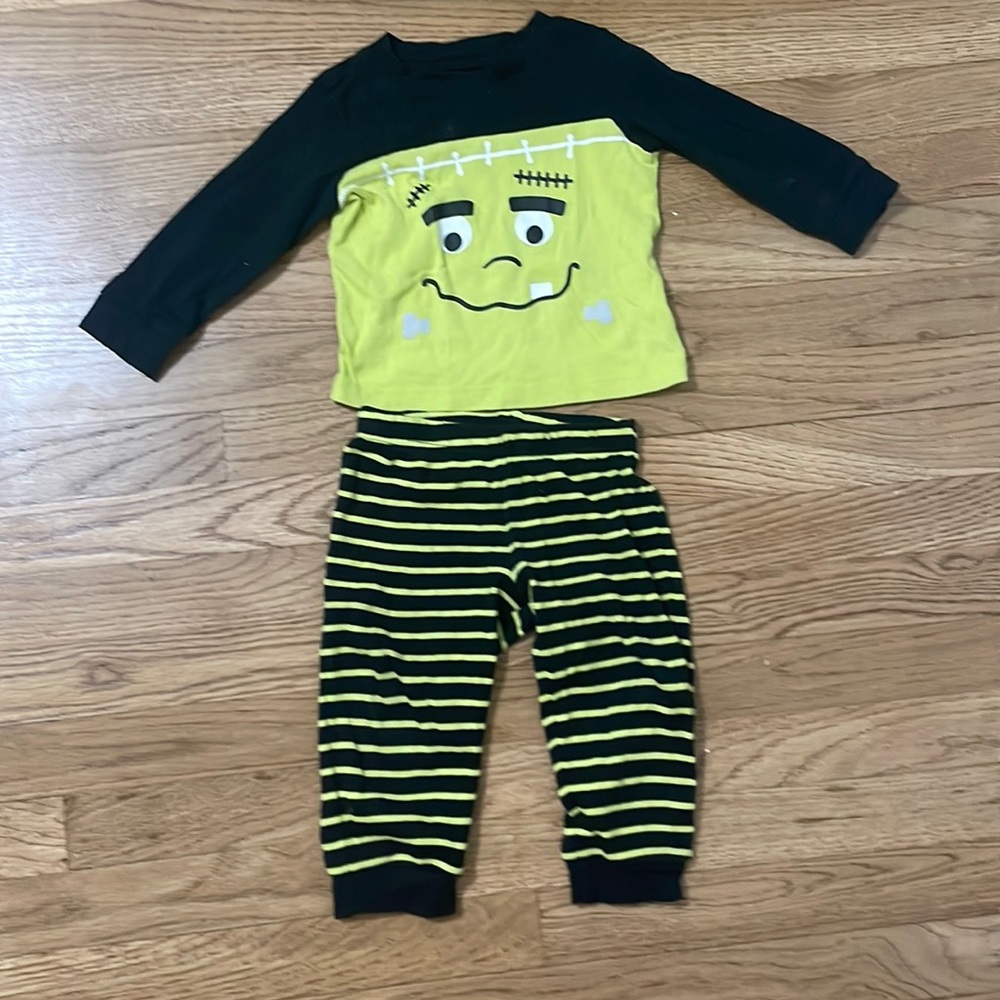 Baby boy Frankenstein Halloween outfit